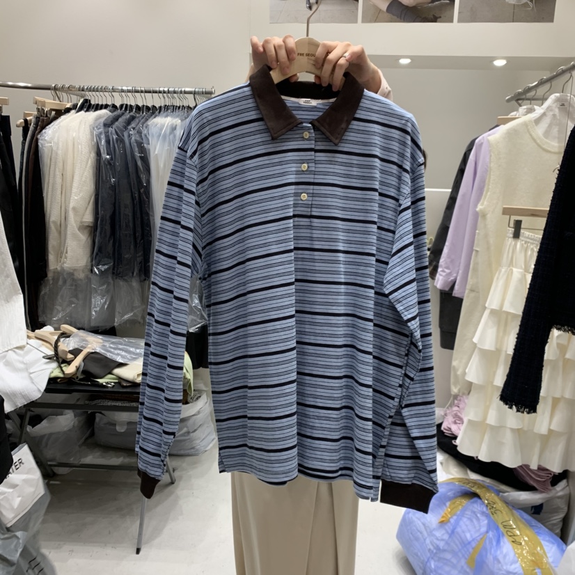 FRE東大門實拍女士新款推薦熱賣人氣時尚休閑職業長袖T恤FRE長袖T恤圖色3