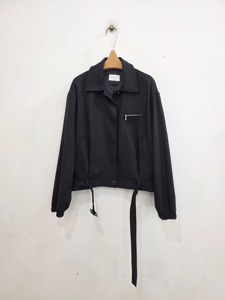 LE MIU東大門實拍女裝新款推薦真品熱賣人氣時尚夾克含腰帶LE_MIU夾克圖色2