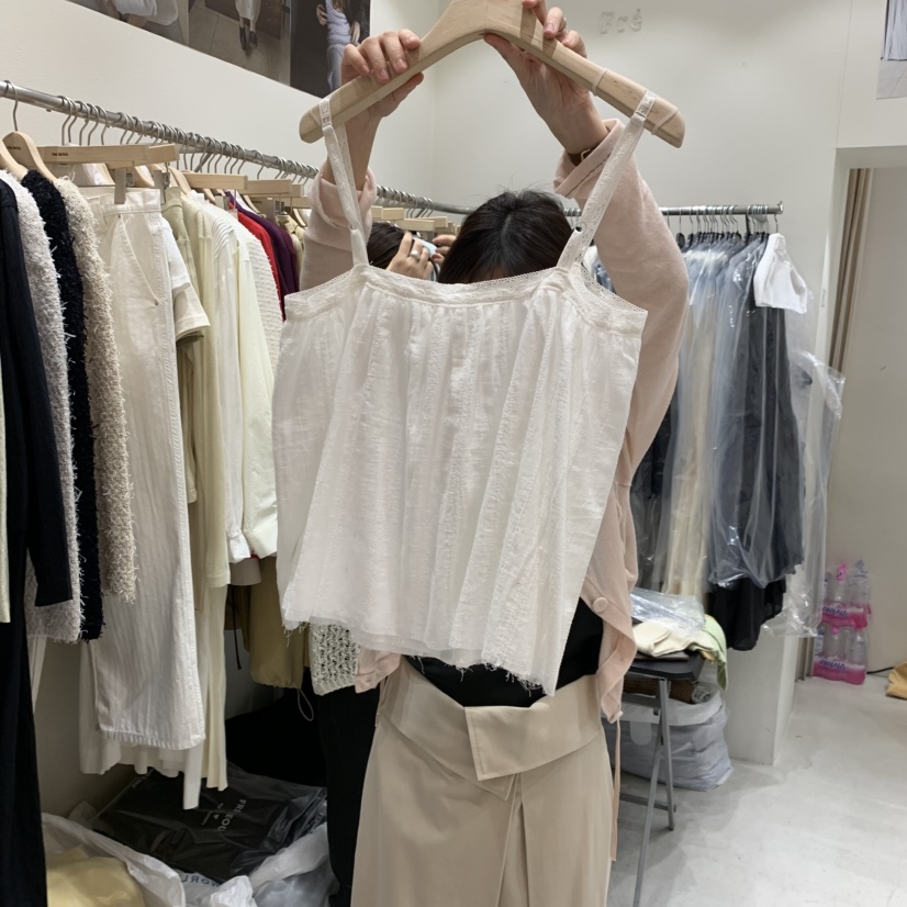 FRE東大門實拍女士新品人氣職業休閑26春夏熱賣推薦吊帶背心FRE吊帶/背心