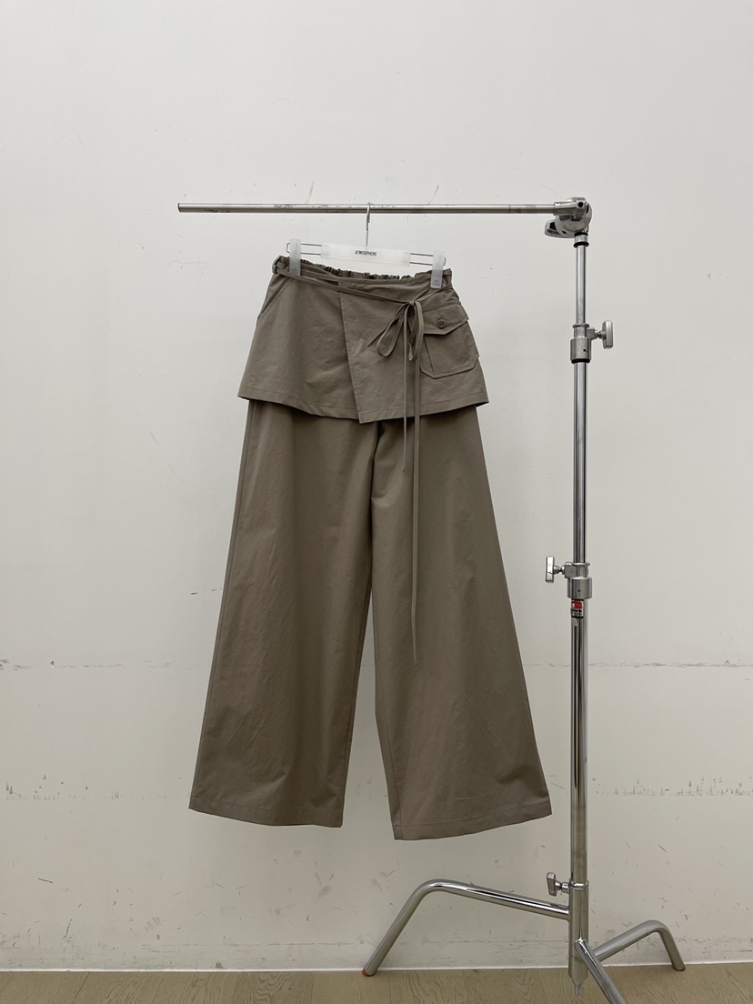 ATMOSPHERE韓國直郵女裝新款真品熱賣時尚推薦26春夏休閑褲ATMOSPHERE/BLING休閑褲圖色1