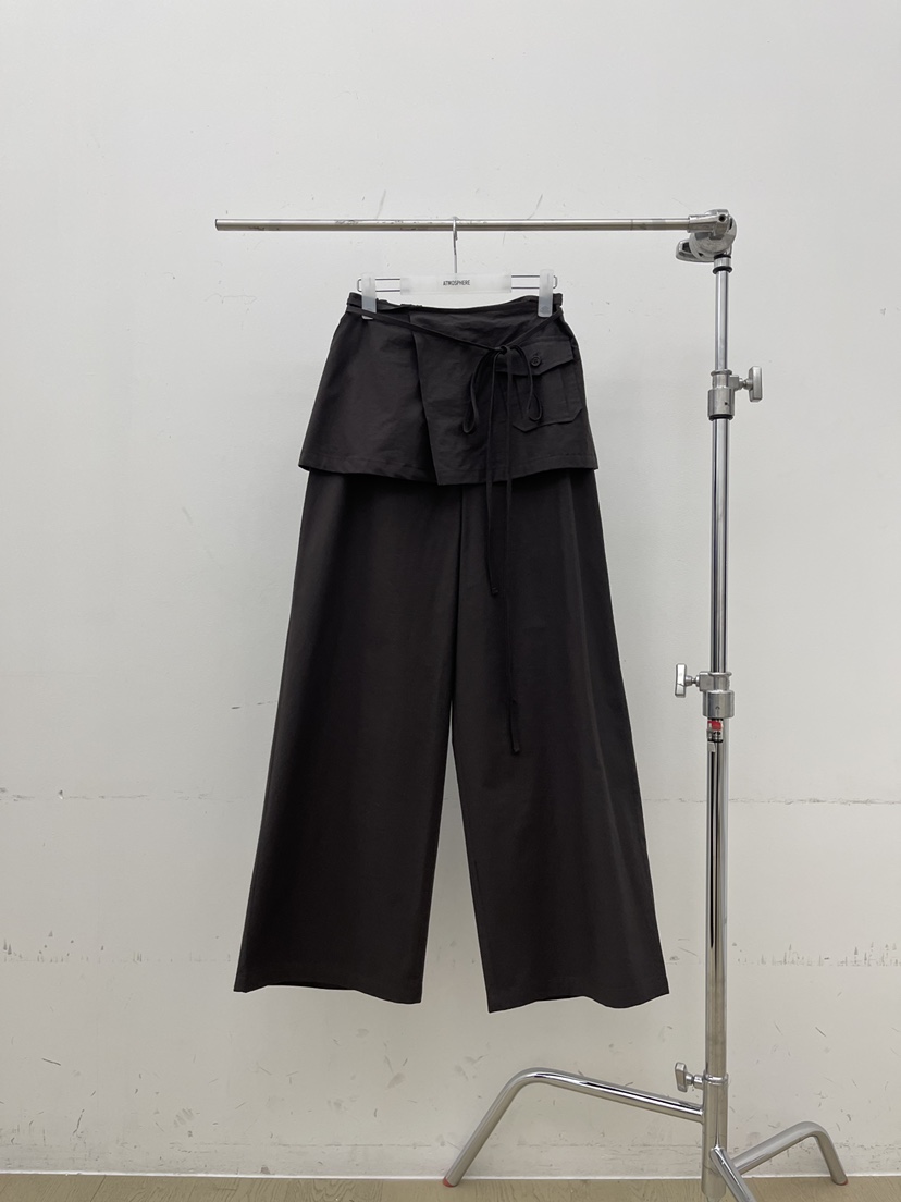 ATMOSPHERE韓國直郵女裝新款真品熱賣時尚推薦26春夏休閑褲ATMOSPHERE/BLING休閑褲圖色2