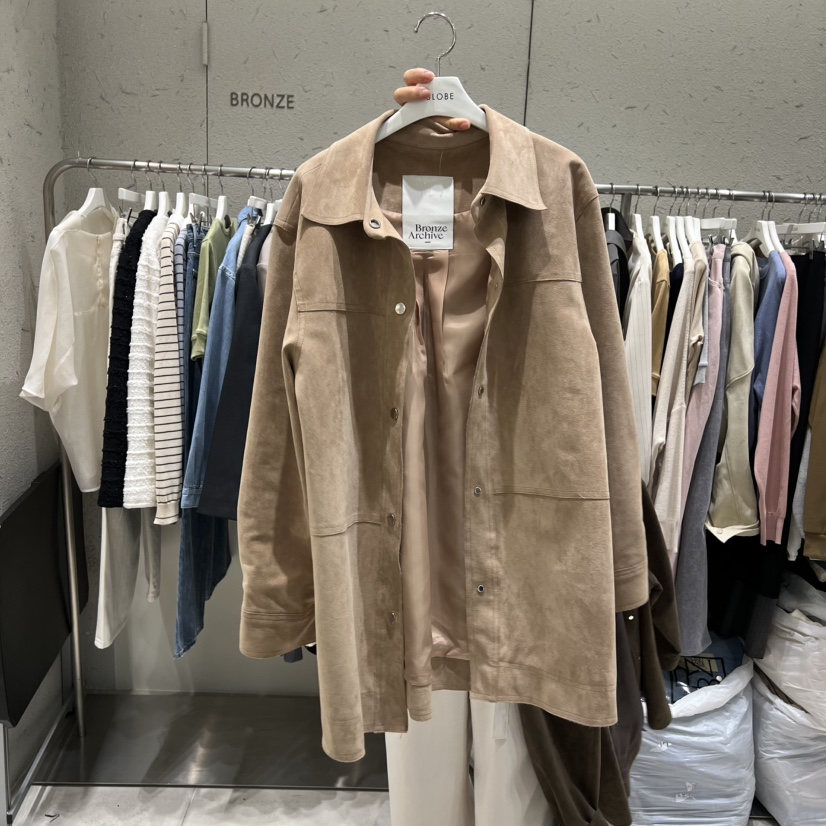 BRONZE東大門代購女士新品推薦熱賣時尚職業26春夏夾克絨面革BRONZE夾克圖色2