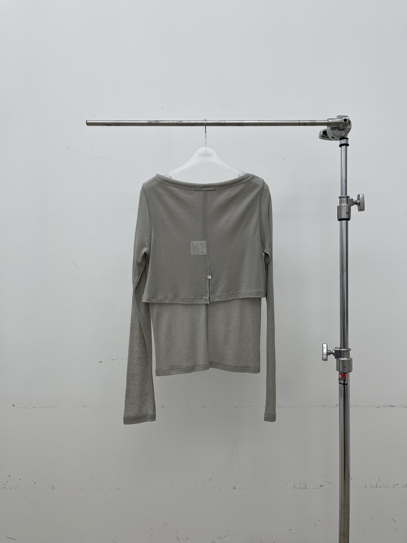 ATMOSPHERE東大門實拍女裝新款職業推薦休閑26春夏長袖T恤ATMOSPHERE/BLING長袖T恤