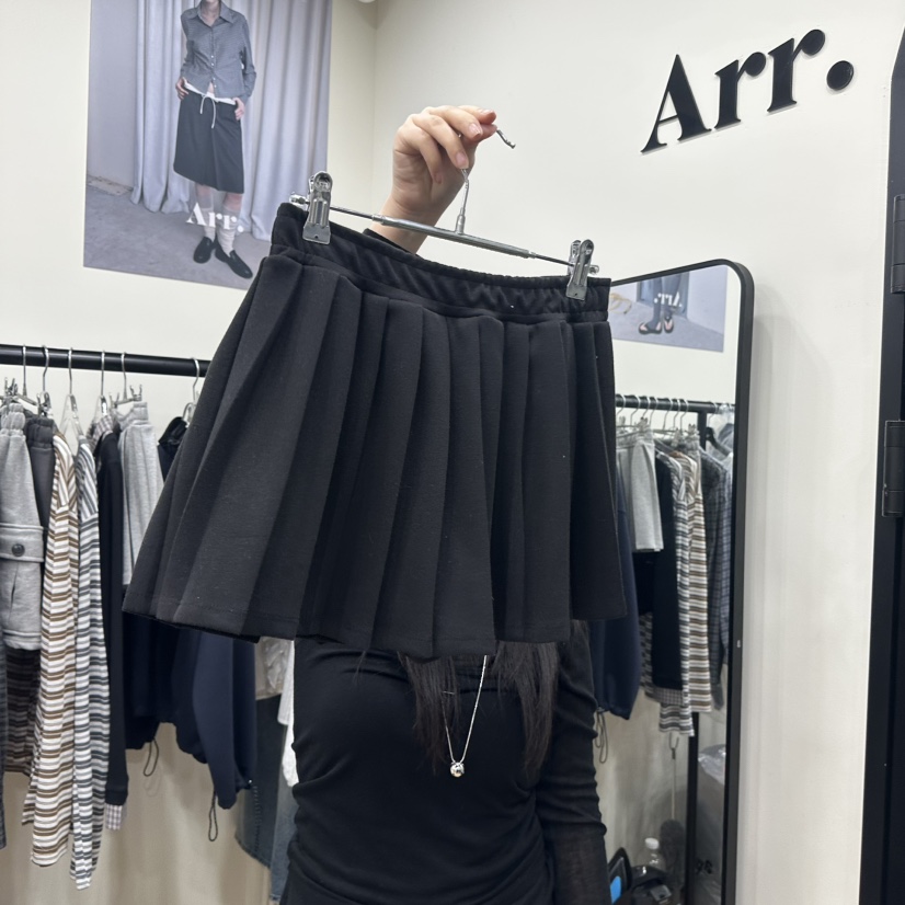ARR東大門實拍女裝新品時尚真品職業休閑26春夏裙褲百褶褶裙ARR裙褲