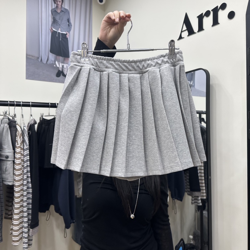 ARR東大門實拍女裝新品時尚真品職業休閑26春夏裙褲百褶褶裙ARR裙褲圖色1