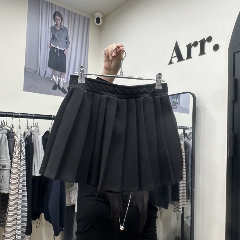 ARR東大門實拍女裝新品時尚真品職業休閑26春夏裙褲百褶褶裙ARR裙褲圖色2