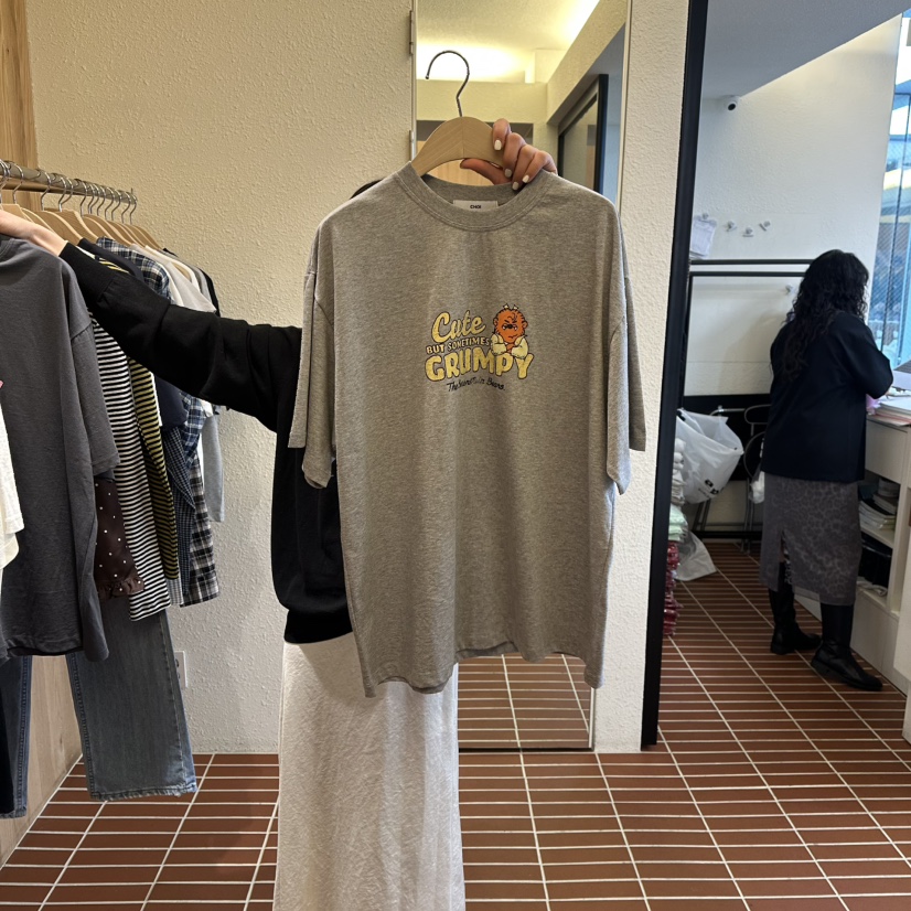 CHOI-L韓國直郵女裝新款26春夏真品人氣休閑推薦職業T恤CHOIT恤圖色2