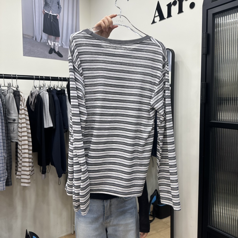 ARR東大門實拍女士新品職業熱賣人氣真品休閑時尚長袖T恤ARR長袖T恤