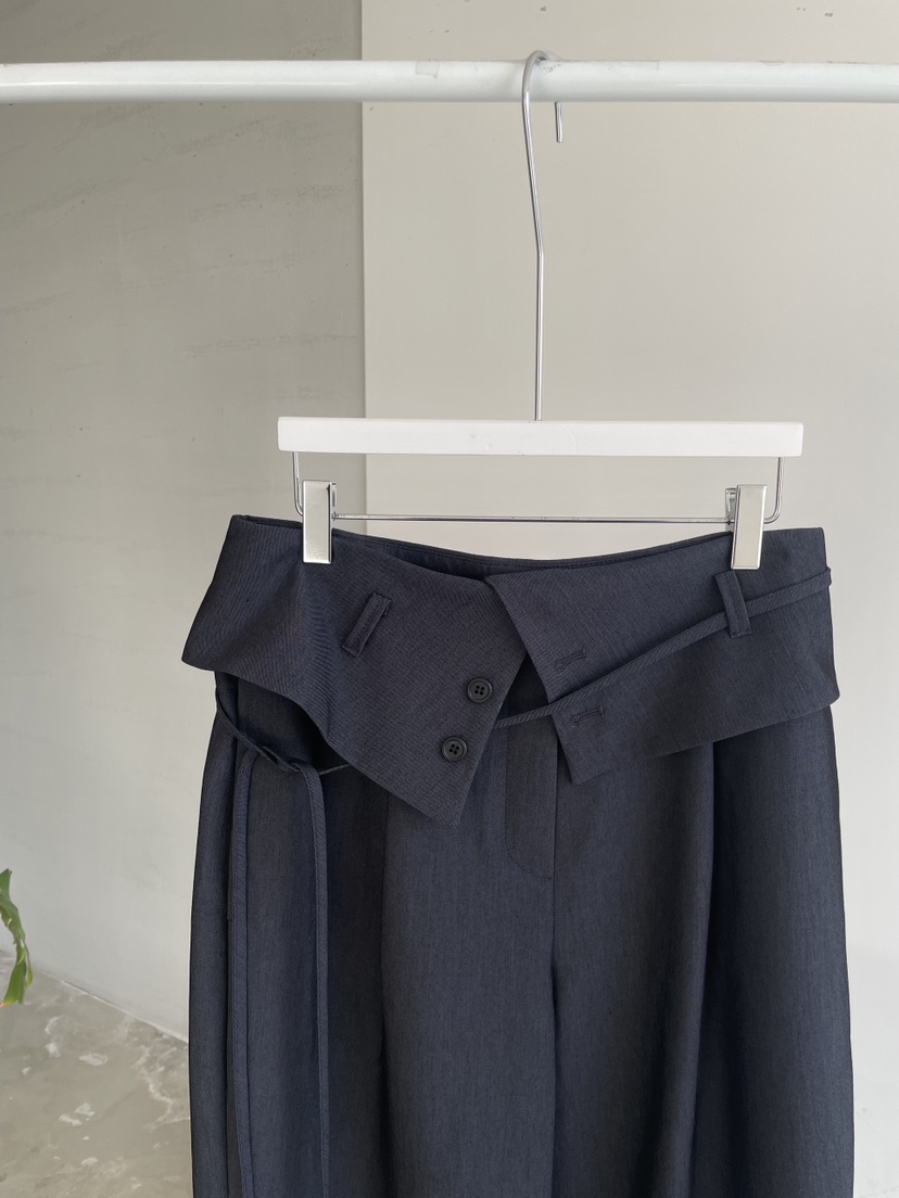 URBANE cloth東大門代購女裝新品職業休閑時尚休閑褲含腰繩URBANE cloth休閑褲