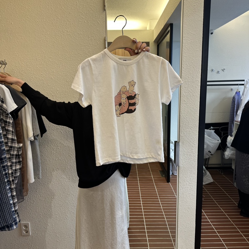 CHOI-L東大門直郵女裝新品熱賣真品時尚人氣推薦26春夏T恤CHOIT恤圖色1