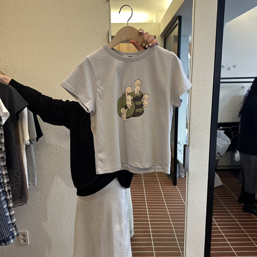 CHOI-L東大門直郵女裝新品熱賣真品時尚人氣推薦26春夏T恤CHOIT恤圖色2