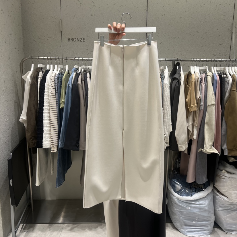 BRONZE東大門代購女士新款休閑26春夏人氣職業熱賣推薦長裙BRONZE長裙