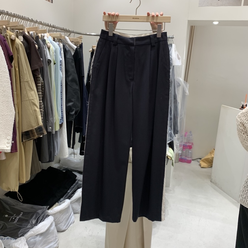 FRE韓國直郵女士新品休閑26春夏熱賣人氣真品職業時尚休閑褲FRE休閑褲圖色1