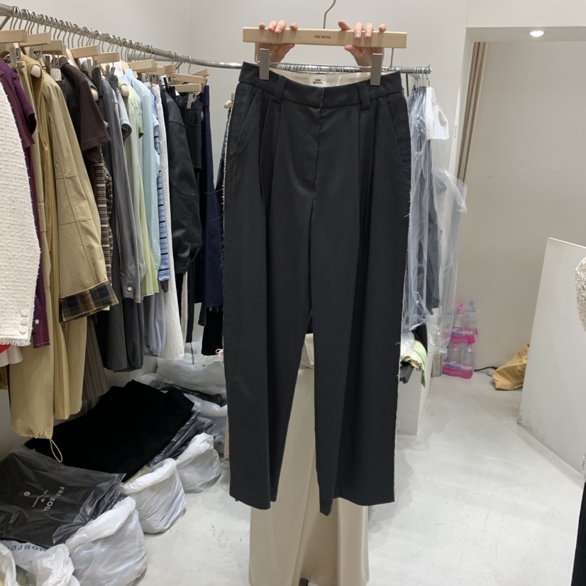 FRE韓國直郵女士新品休閑26春夏熱賣人氣真品職業時尚休閑褲FRE休閑褲圖色2