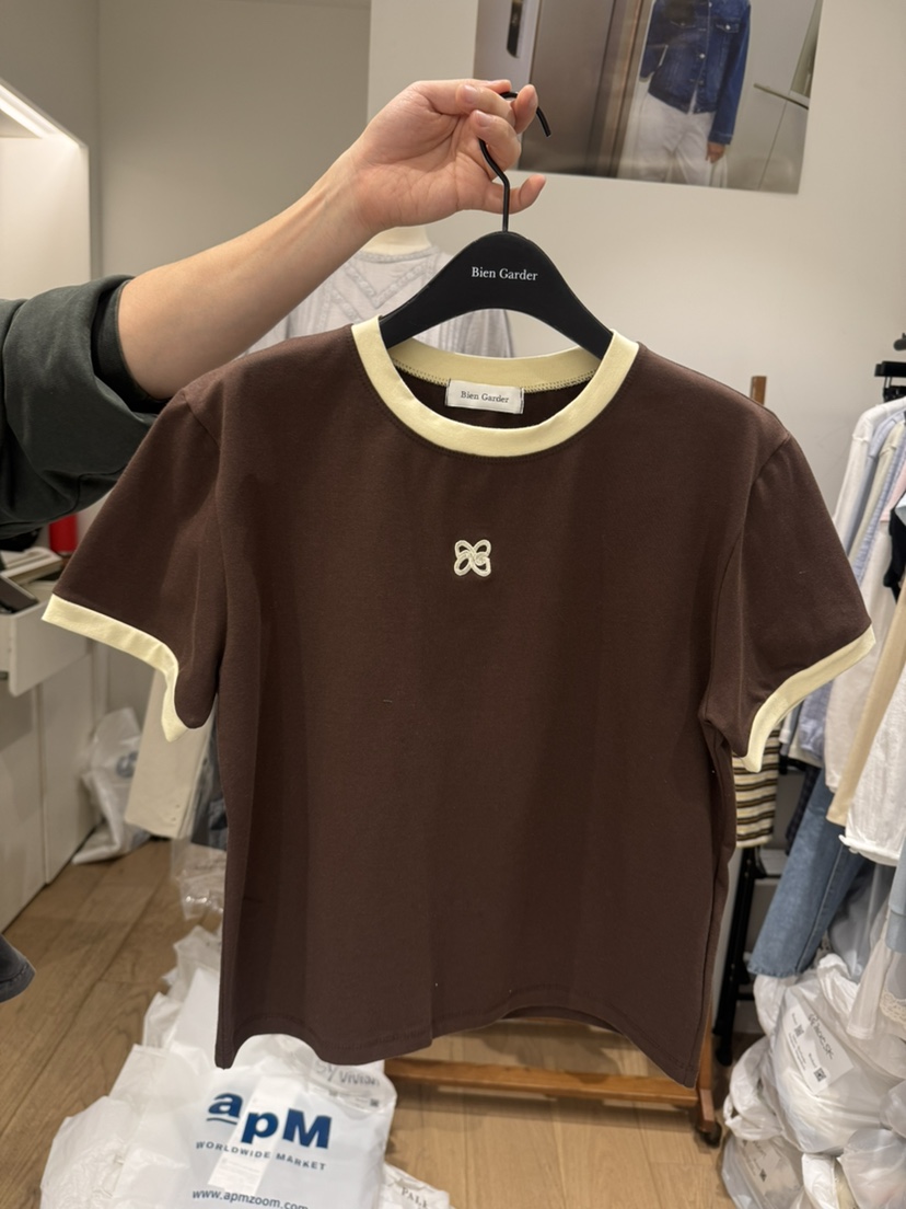 BIEN GARDER東大門代購女裝新品時尚職業休閑推薦熱賣T恤BIEN GARDERT恤圖色2