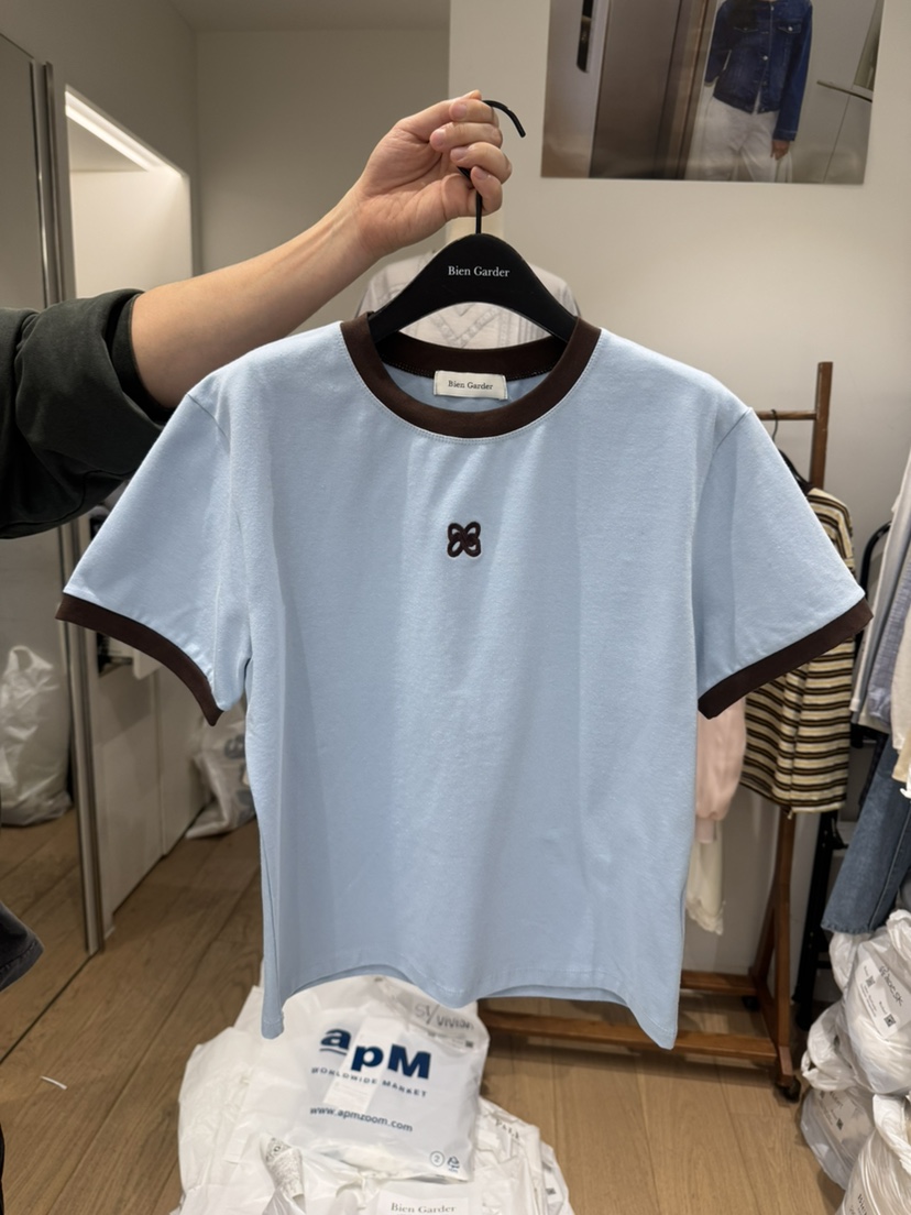 BIEN GARDER東大門代購女裝新品時尚職業休閑推薦熱賣T恤BIEN GARDERT恤圖色4
