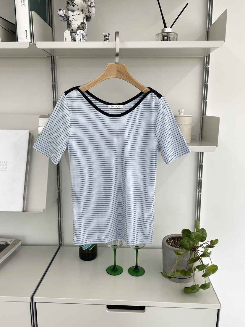 EDITION-P東大門直郵女裝新款26春夏熱賣時尚推薦人氣T恤EDITION/CHAHEET恤圖色2