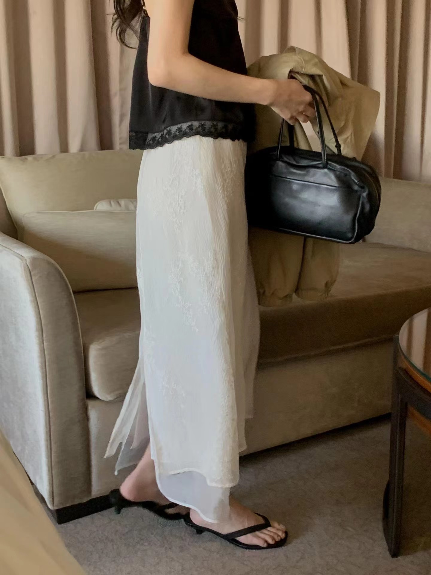 MIELLE-미엘르-OT東大門直郵女裝新款休閑推薦26春夏長裙MIELLE-미엘르-OT長裙