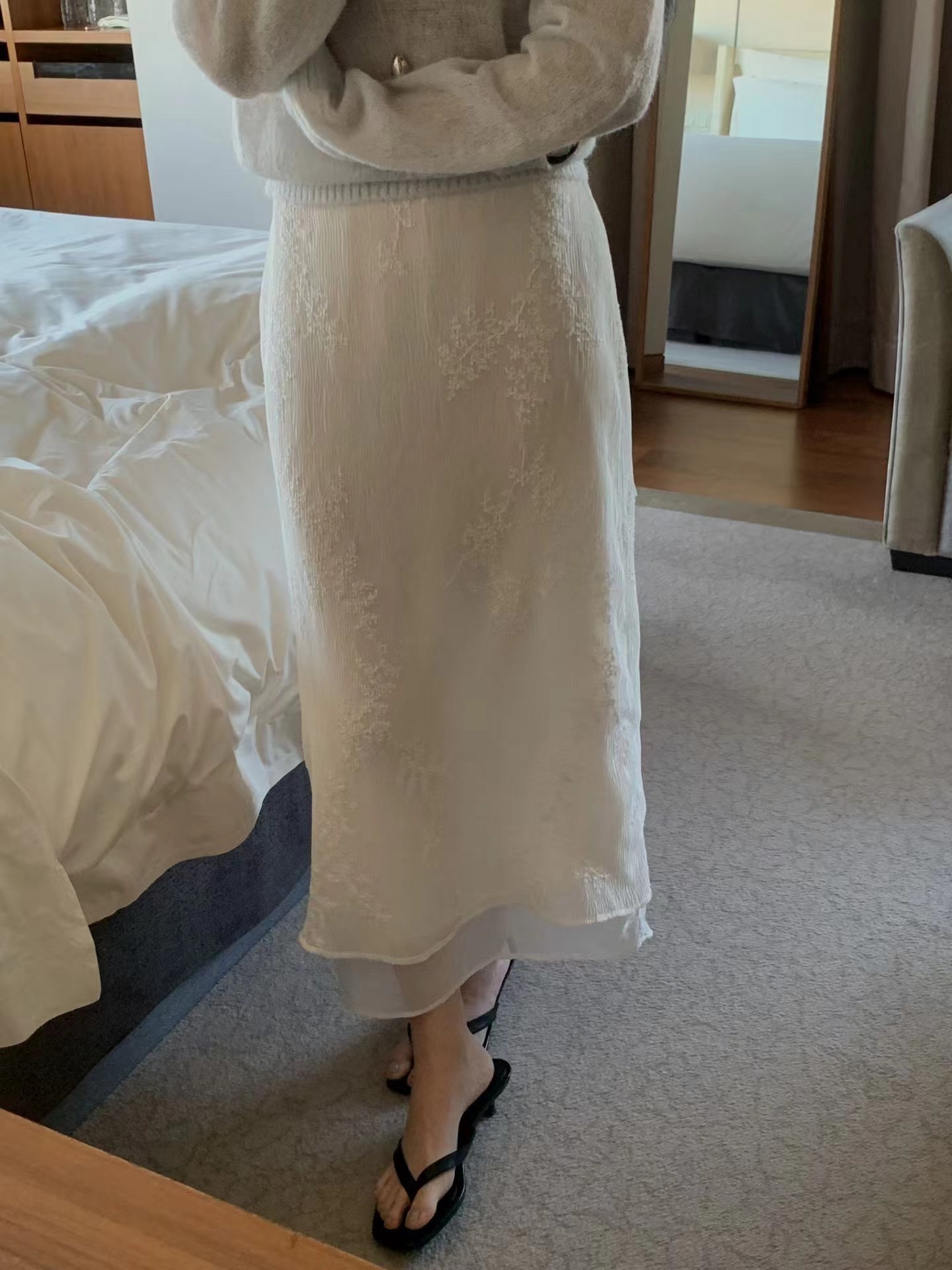 MIELLE-미엘르-OT東大門直郵女裝新款休閑推薦26春夏長裙MIELLE-미엘르-OT長裙圖色1