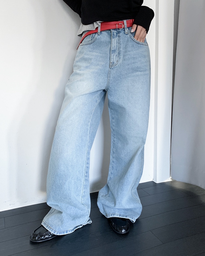 LIVE AID-P東大門實拍女裝新品真品職業熱賣人氣牛仔褲LIVE AID-P牛仔褲