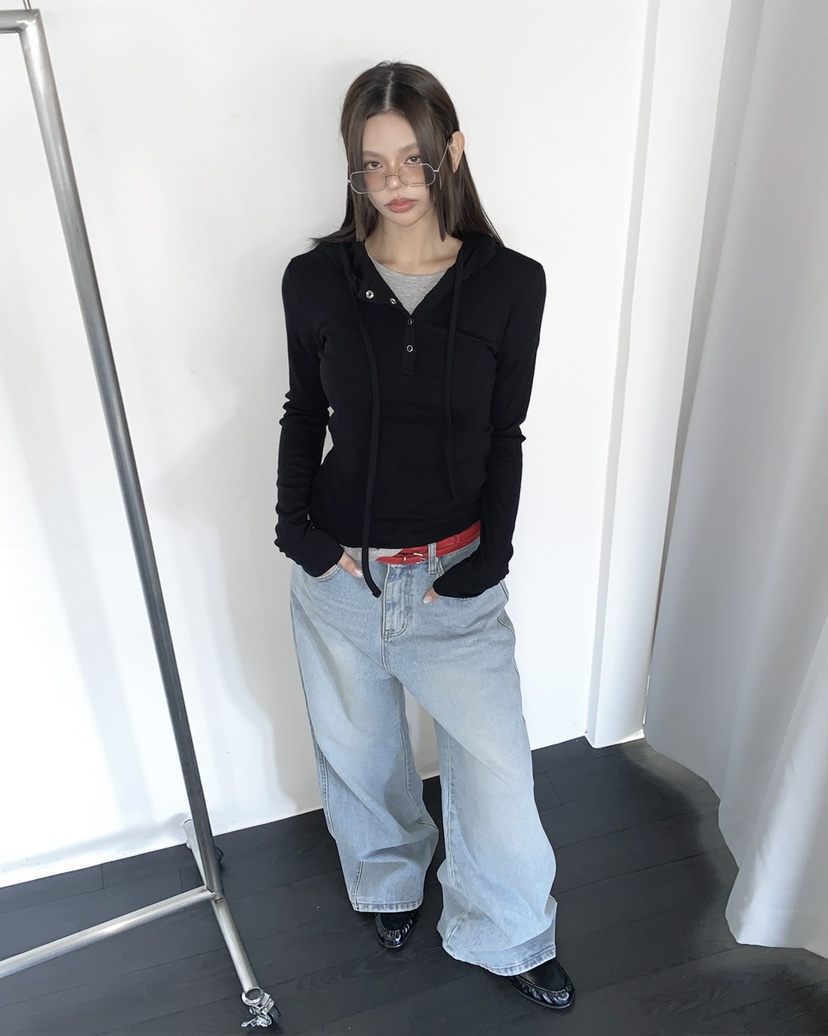 LIVE AID-P東大門實拍女裝新品真品職業熱賣人氣牛仔褲LIVE AID-P牛仔褲