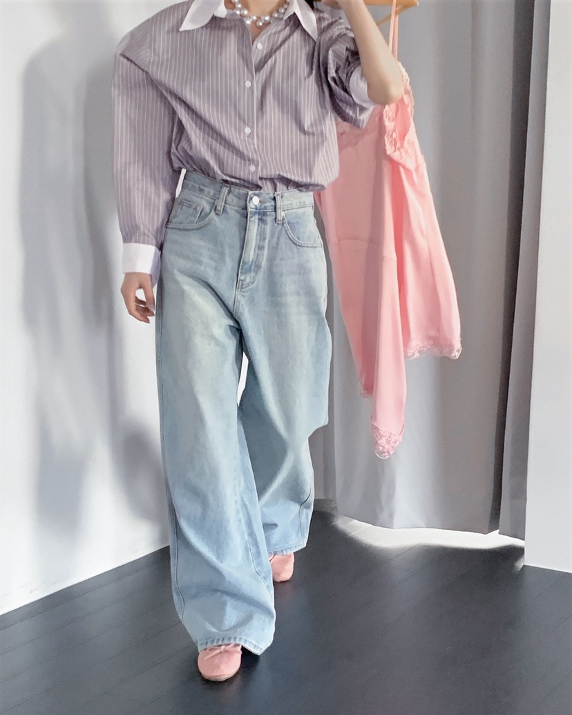 LIVE AID-P東大門實拍女裝新品真品職業熱賣人氣牛仔褲LIVE AID-P牛仔褲