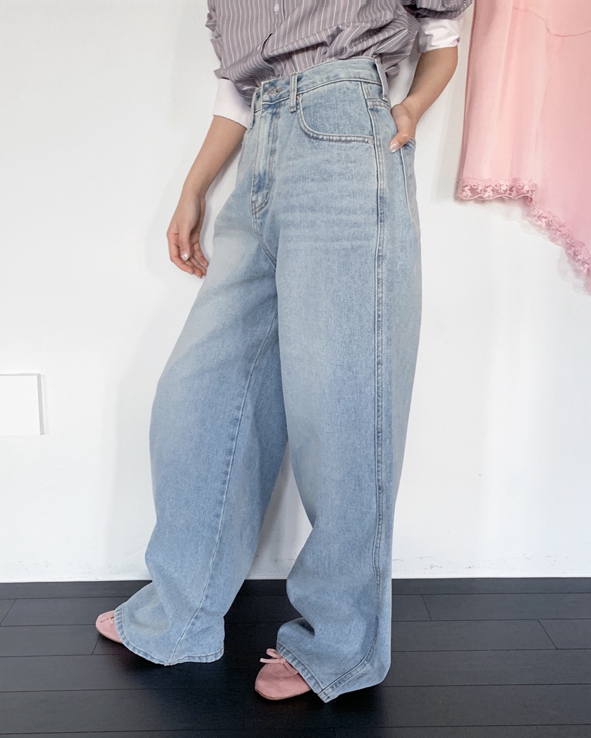 LIVE AID-P東大門實拍女裝新品真品職業熱賣人氣牛仔褲LIVE AID-P牛仔褲