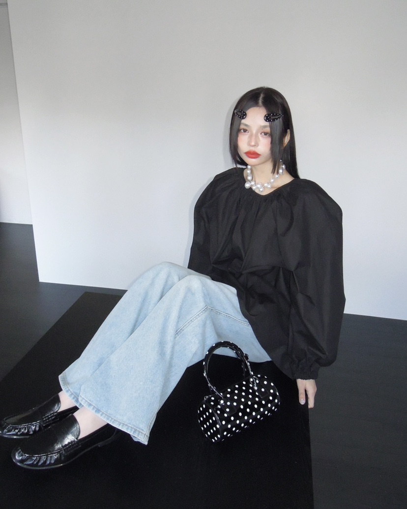 LIVE AID-P東大門實拍女裝新品真品職業熱賣人氣牛仔褲LIVE AID-P牛仔褲