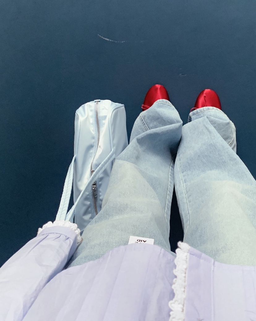 LIVE AID-P東大門實拍女裝新品真品職業熱賣人氣牛仔褲LIVE AID-P牛仔褲