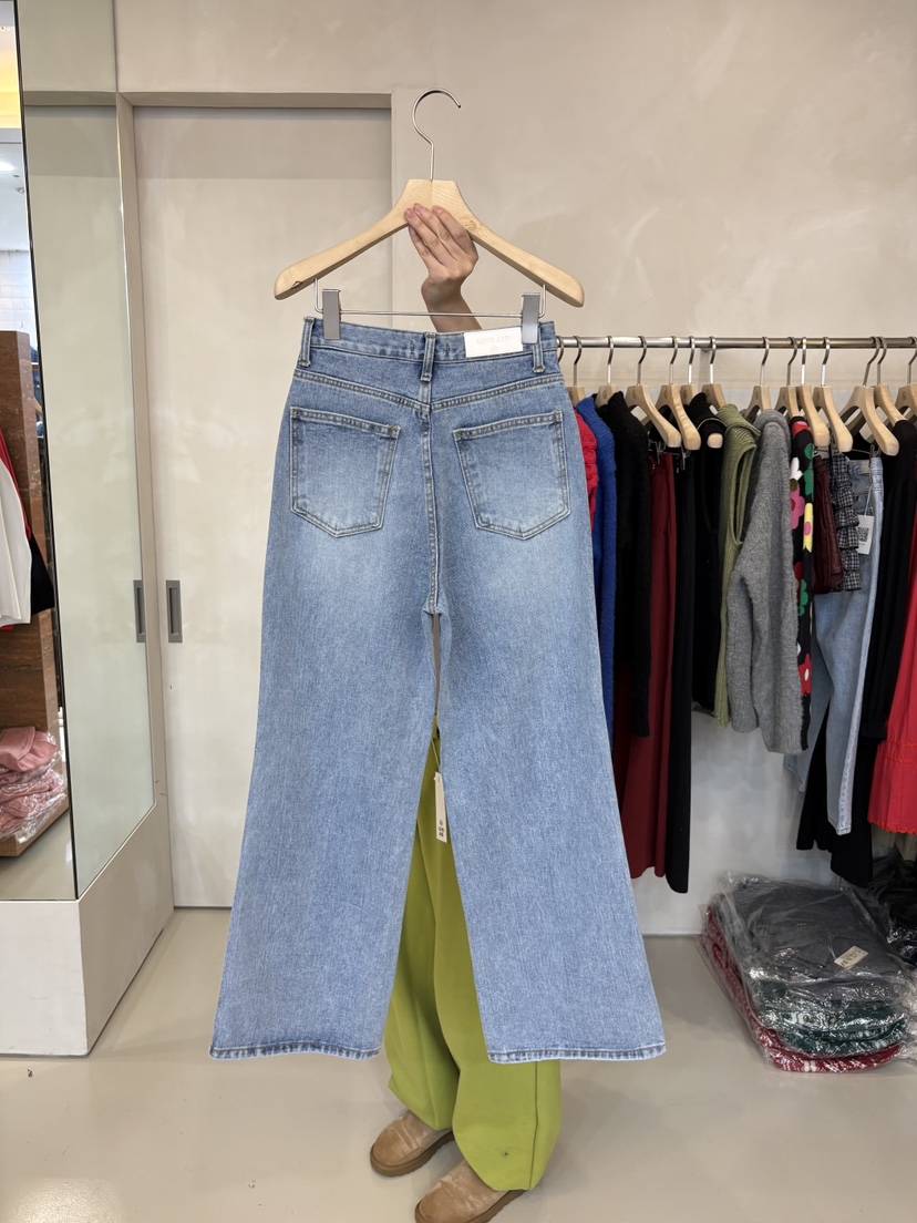 LIVE AID-P東大門實拍女裝新品真品職業熱賣人氣牛仔褲LIVE AID-P牛仔褲