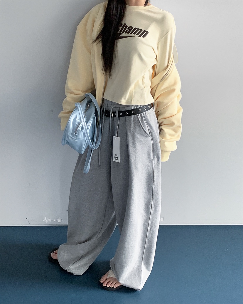 LIVE AID-P韓國直郵女士新款人氣推薦職業時尚真品休閑褲LIVE AID-P休閑褲