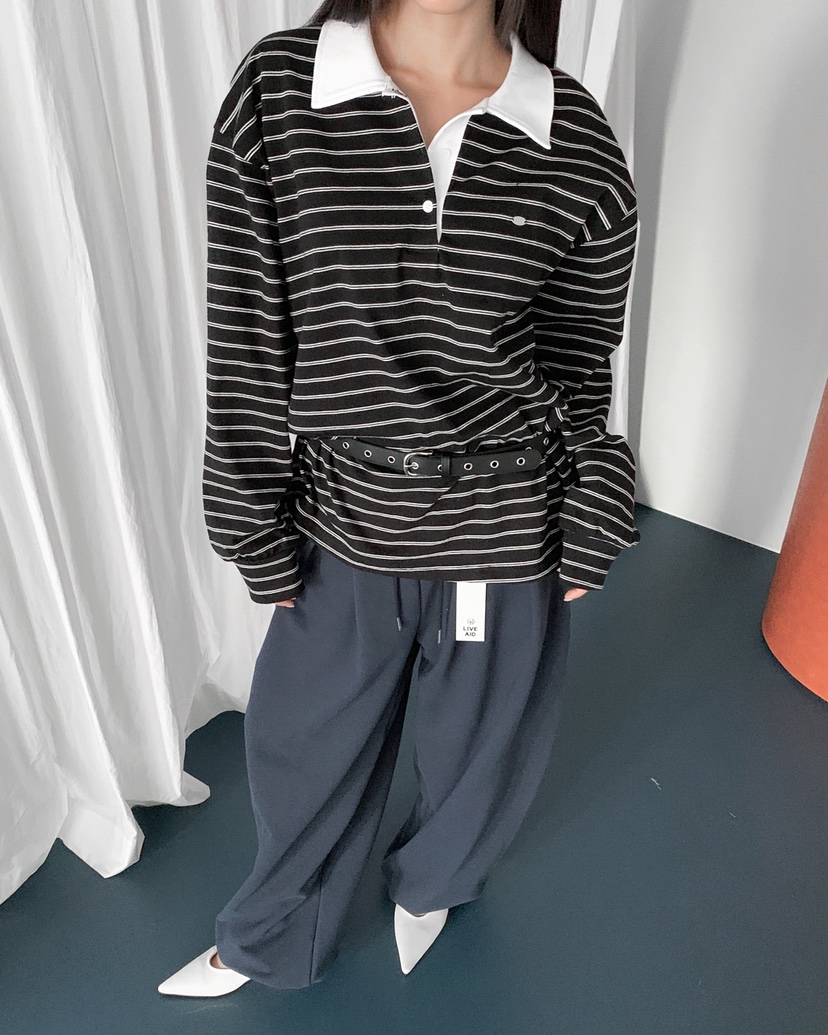 LIVE AID-P韓國直郵女士新款人氣推薦職業時尚真品休閑褲LIVE AID-P休閑褲