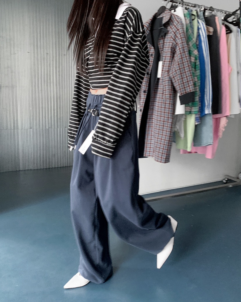 LIVE AID-P韓國直郵女士新款人氣推薦職業時尚真品休閑褲LIVE AID-P休閑褲