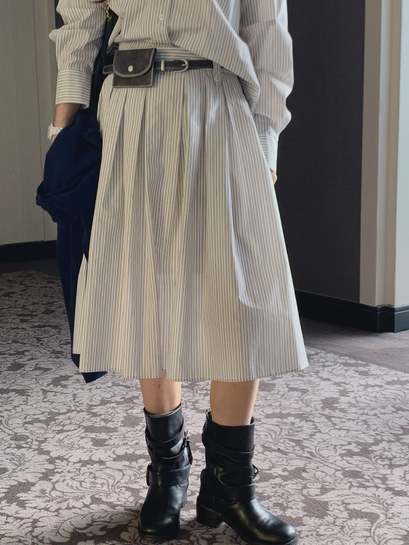 LA CREME韓國代購女士新款推薦休閑職業時尚熱賣人氣長裙LA CREME長裙