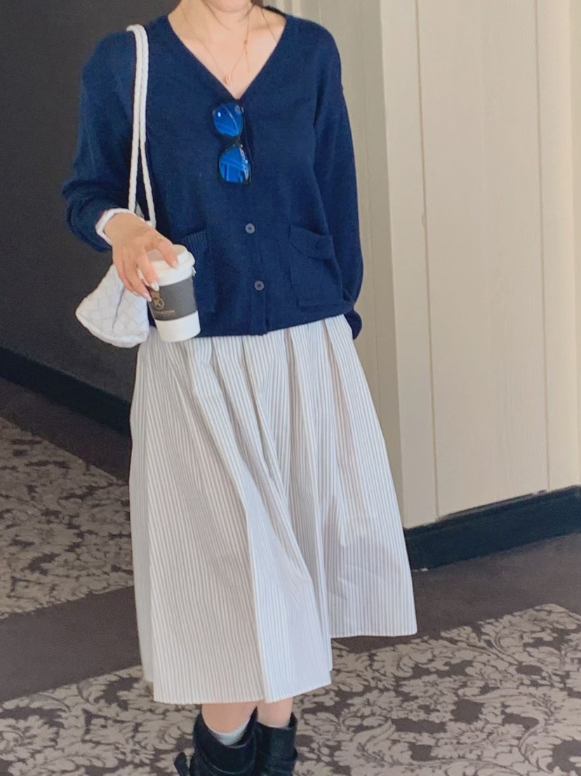 LA CREME韓國代購女士新款推薦休閑職業時尚熱賣人氣長裙LA CREME長裙