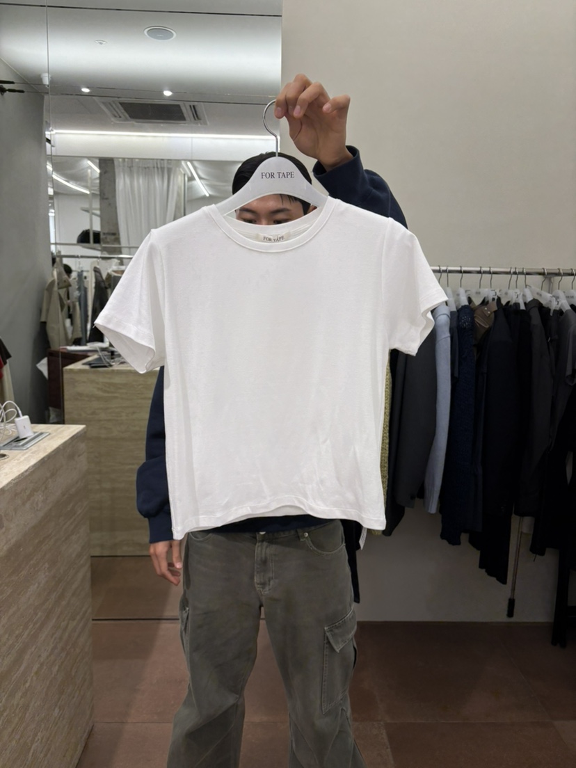 FOR TAPE東大門代購女裝新品人氣真品職業26春夏T恤水洗修身FOR TAPET恤圖色1