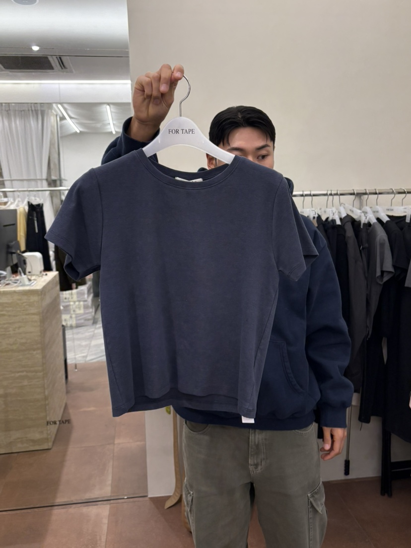 FOR TAPE東大門代購女裝新品人氣真品職業26春夏T恤水洗修身FOR TAPET恤圖色3