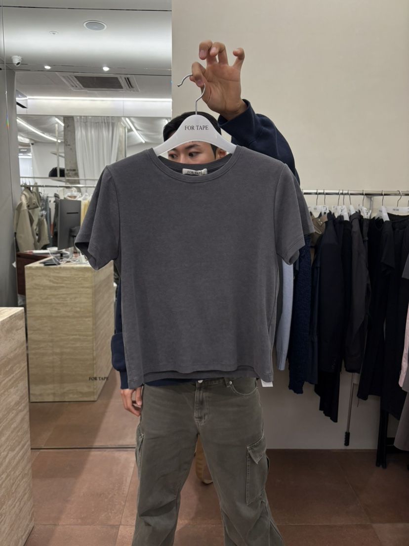 FOR TAPE東大門代購女裝新品人氣真品職業26春夏T恤水洗修身FOR TAPET恤圖色5