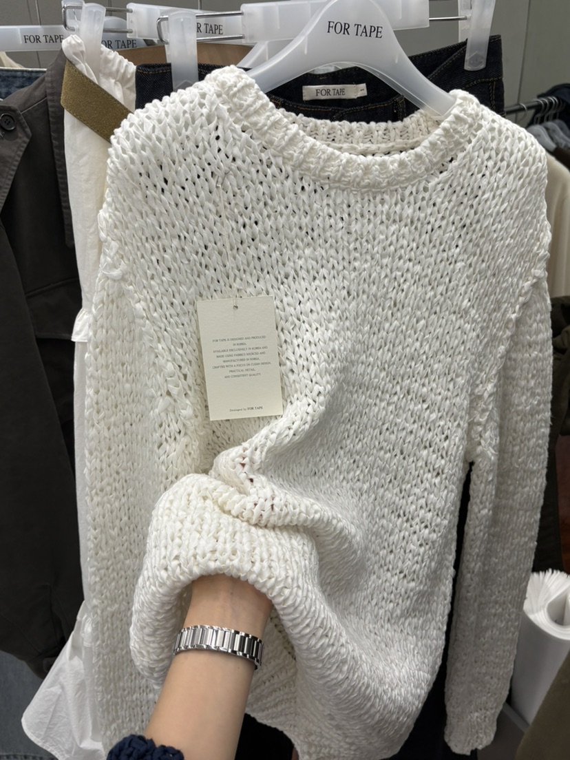 FOR TAPE東大門直郵女裝新款時尚熱賣真品休閑職業針織衫FOR TAPE針織衫