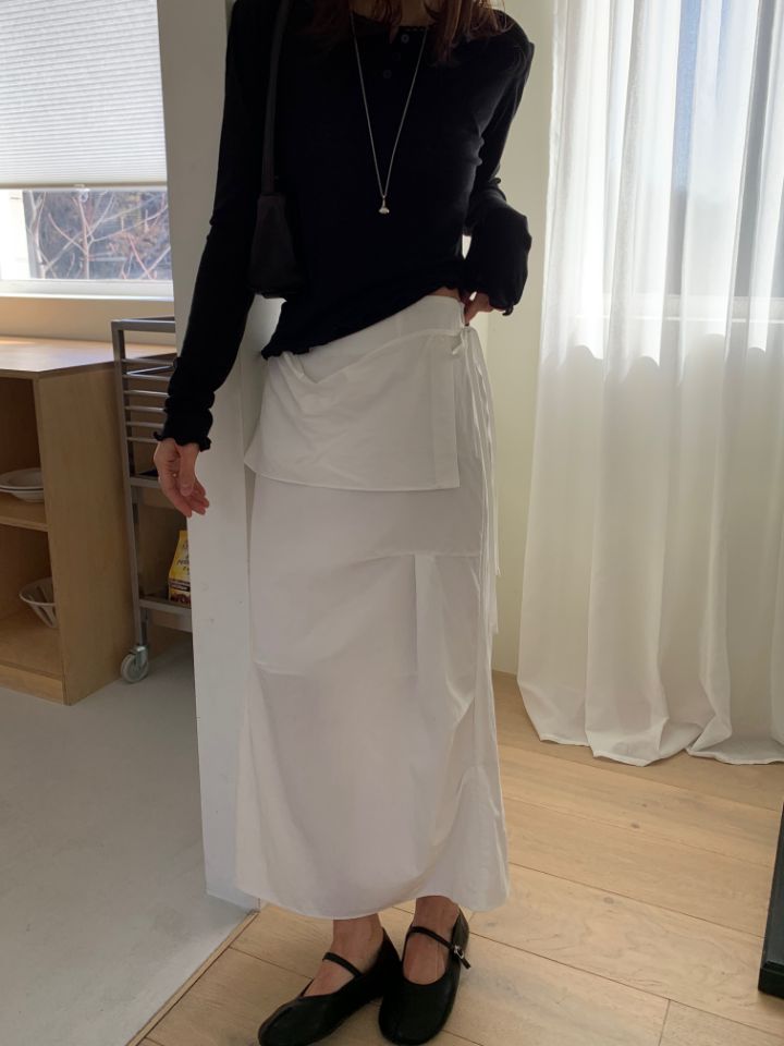 KOMOREBI韓國代購女裝新品26春夏職業真品休閑熱賣推薦長裙KOMOREBI長裙