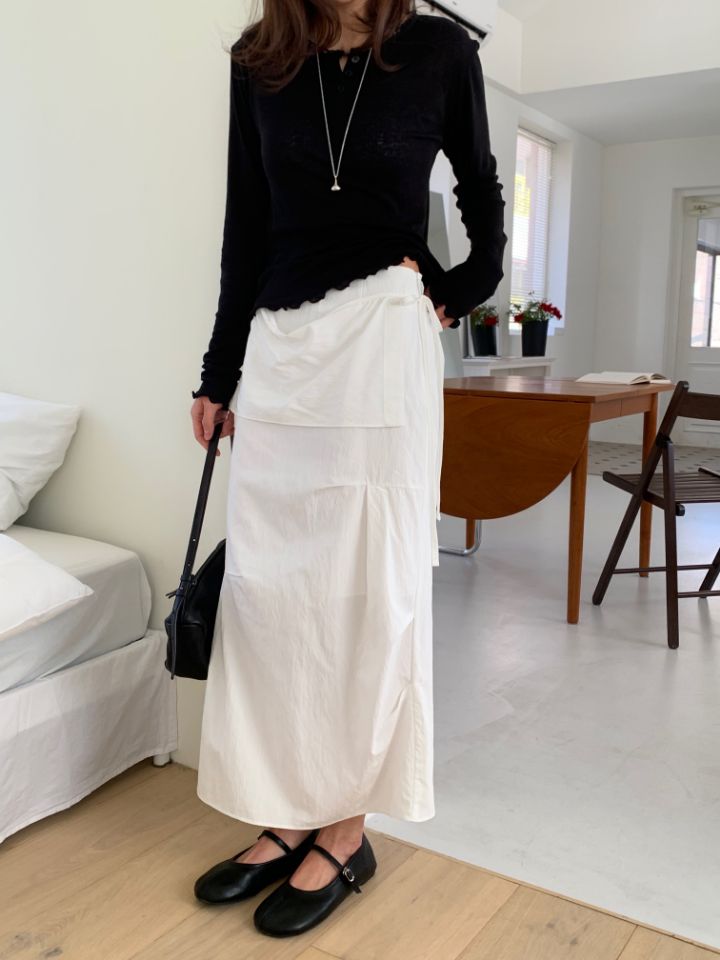 KOMOREBI韓國代購女裝新品26春夏職業真品休閑熱賣推薦長裙KOMOREBI長裙