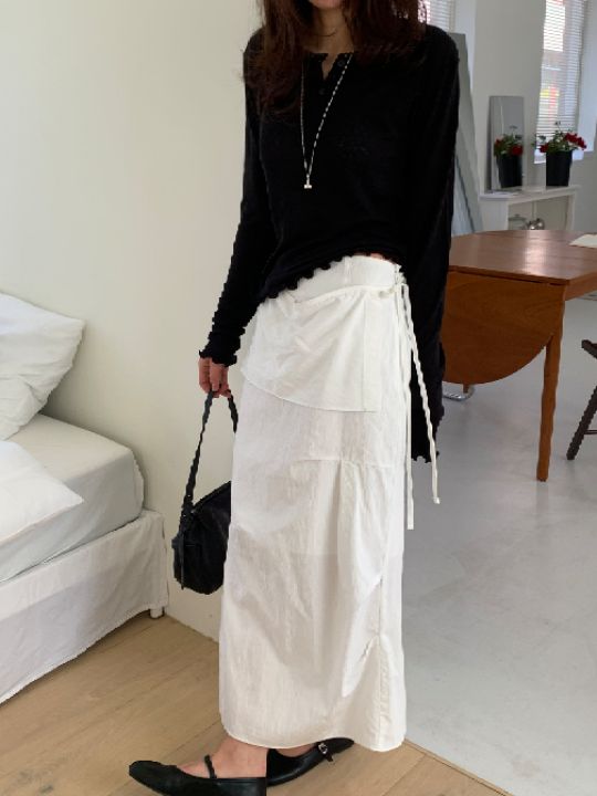 KOMOREBI韓國代購女裝新品26春夏職業真品休閑熱賣推薦長裙KOMOREBI長裙