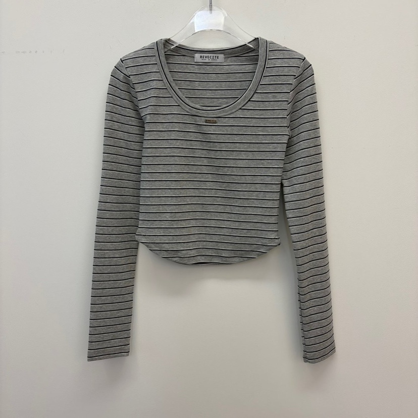 REVE CITE-L韓國代購女裝新品職業熱賣真品長袖T恤披肩REVE CITE-L長袖T恤