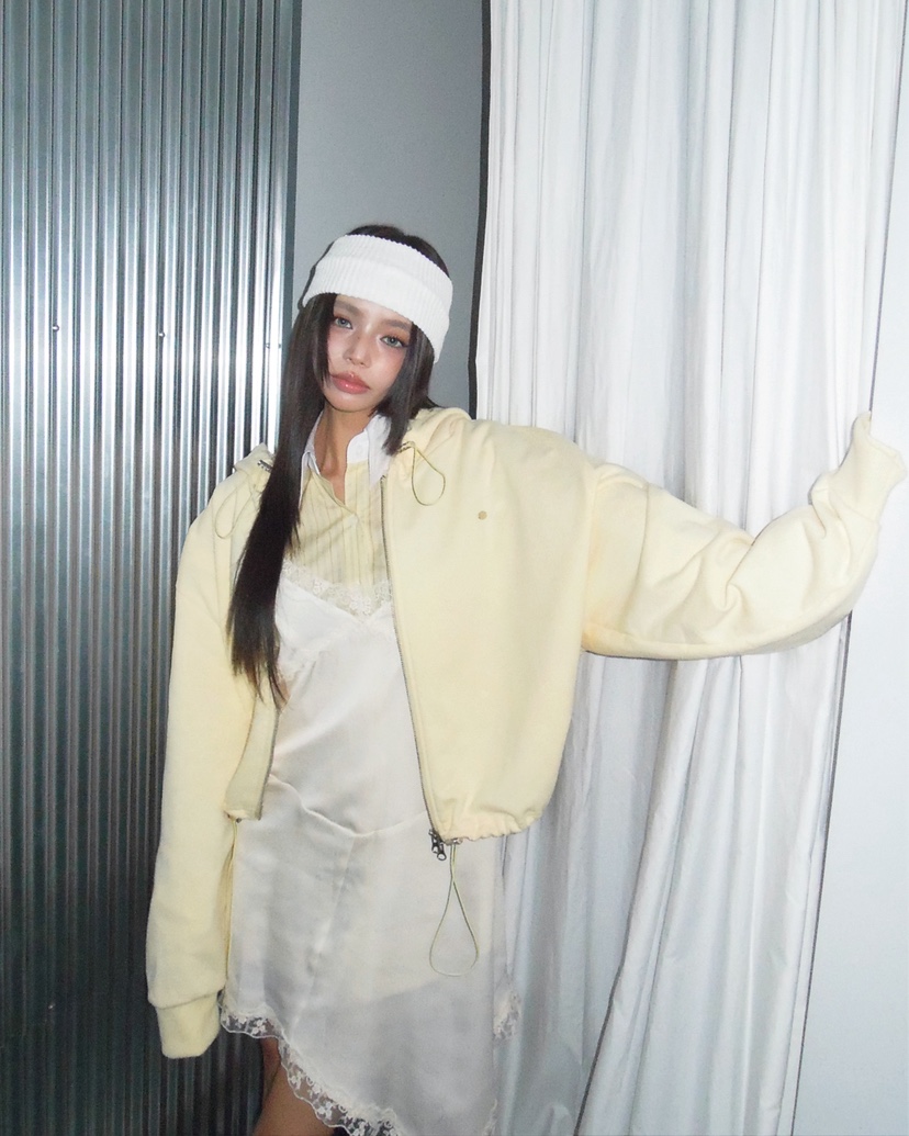 LIVE AID-P東大門直郵女裝新款人氣熱賣26春夏夾克拉鏈LIVE AID-P夾克