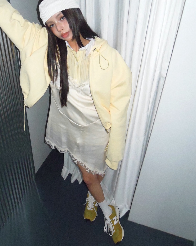 LIVE AID-P東大門直郵女裝新款人氣熱賣26春夏夾克拉鏈LIVE AID-P夾克