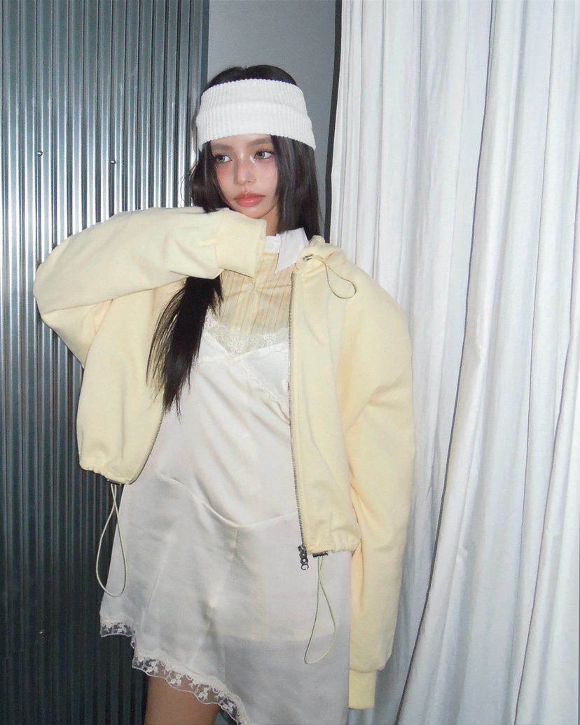 LIVE AID-P東大門直郵女裝新款人氣熱賣26春夏夾克拉鏈LIVE AID-P夾克