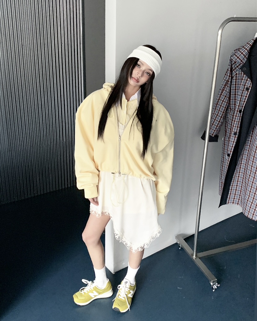 LIVE AID-P東大門直郵女裝新款人氣熱賣26春夏夾克拉鏈LIVE AID-P夾克