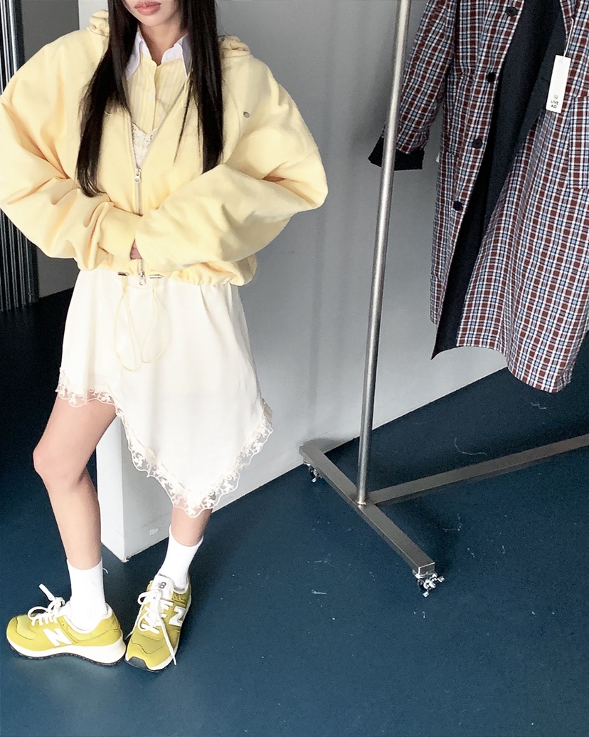 LIVE AID-P東大門直郵女裝新款人氣熱賣26春夏夾克拉鏈LIVE AID-P夾克