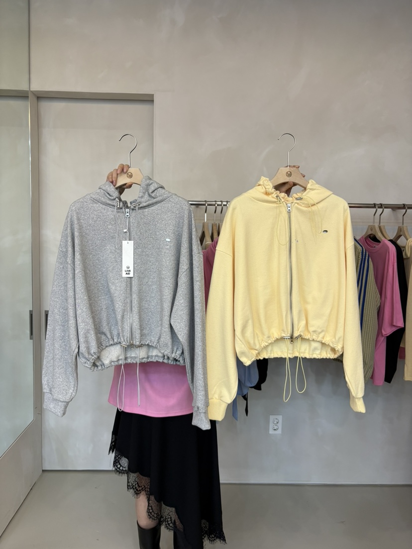 LIVE AID-P東大門直郵女裝新款人氣熱賣26春夏夾克拉鏈LIVE AID-P夾克