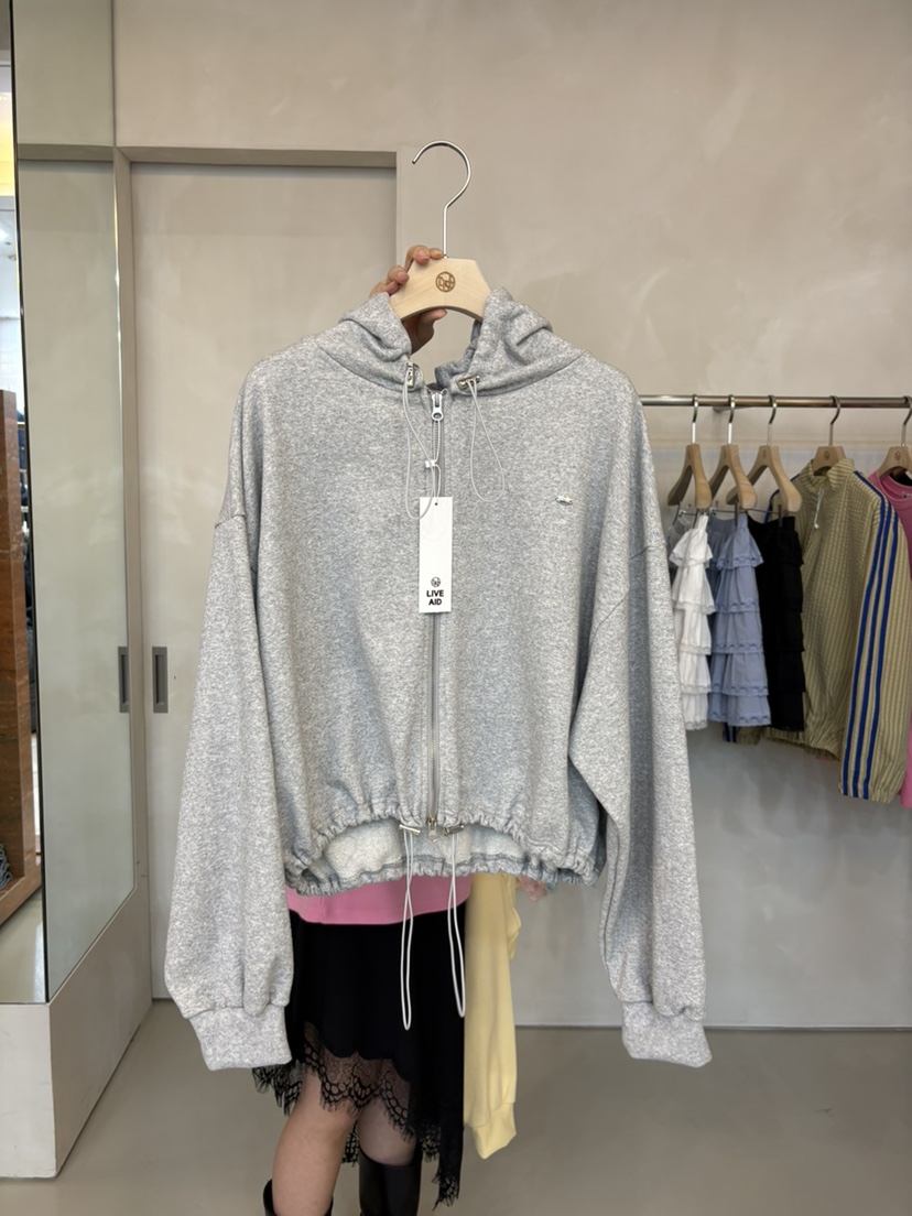 LIVE AID-P東大門直郵女裝新款人氣熱賣26春夏夾克拉鏈LIVE AID-P夾克圖色2